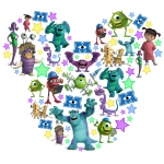 Kids Monsters Inc Character Tshirt